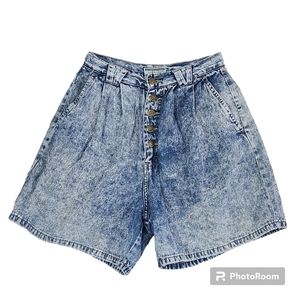 Vintage Stefano button fly Denim Shorts Size 9/10